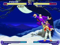 une photo d'Ã©cran de Street Fighter Alpha 2 sur Nintendo Super Nes